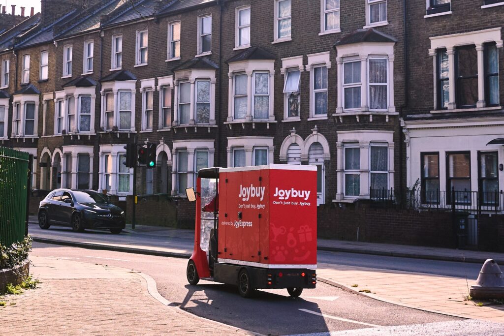 JoyExpress Cargo Bike On Cycle Path