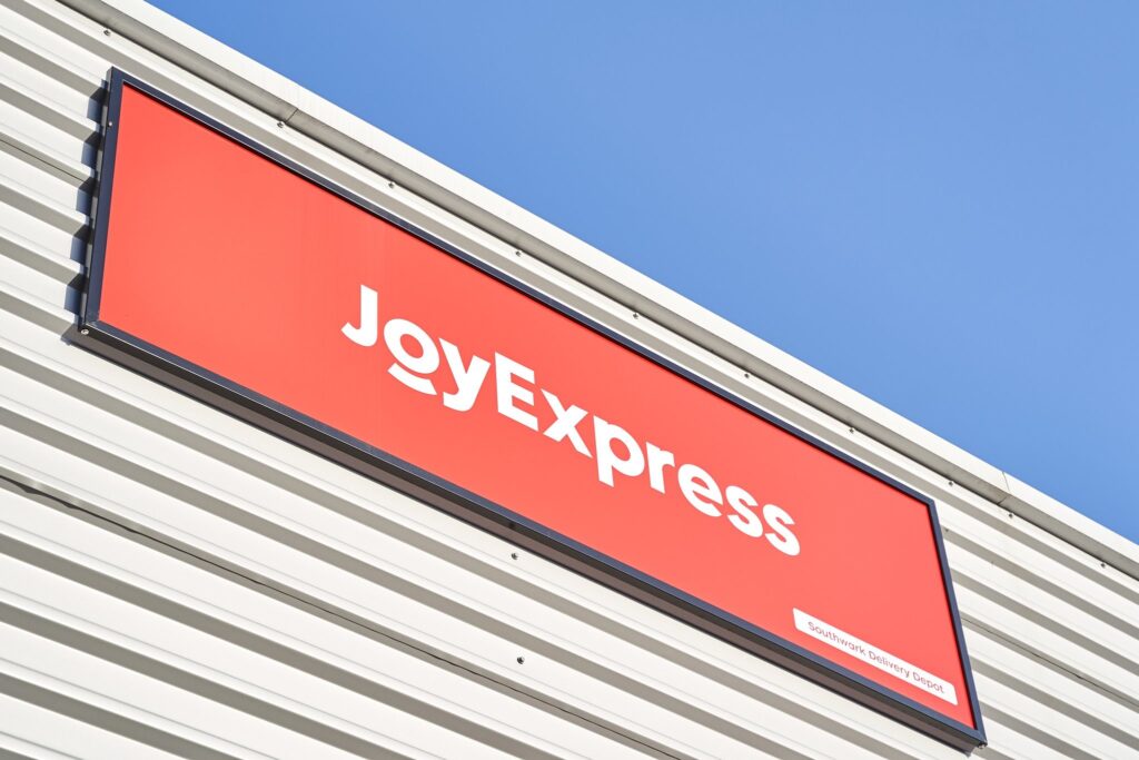 JoyExpress Delivery Depot Sign