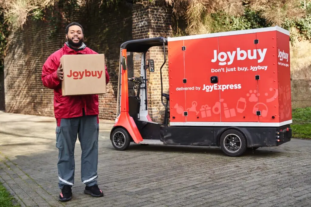 JoyExpress Cargo Bike Courier With Joybuy Parcel