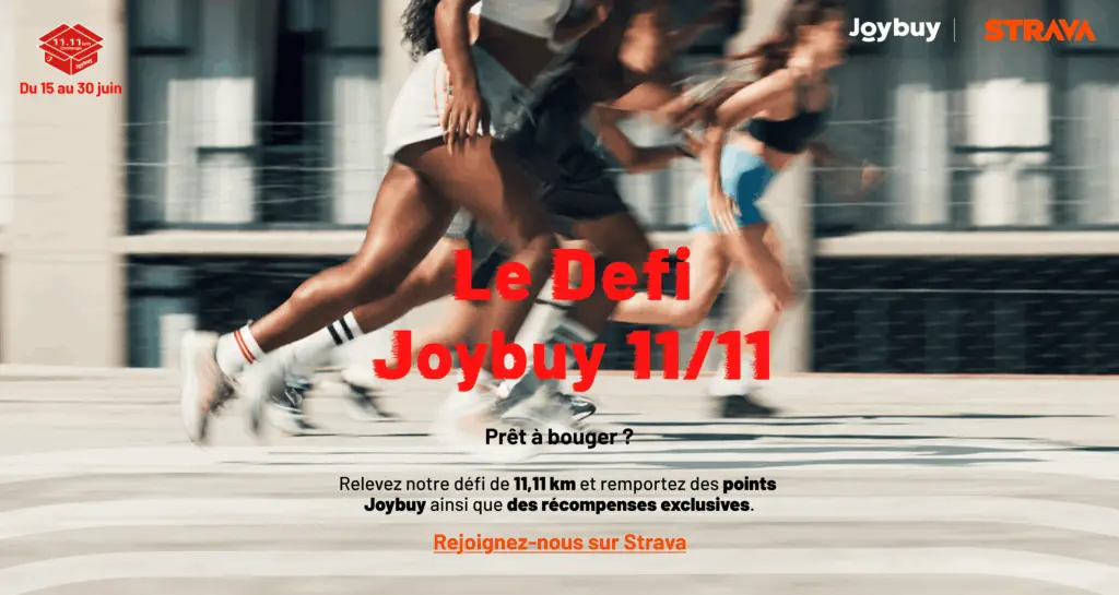 Plus de 100 000 athlètes Strava s'inscrivent au défi Joybuy 11,11 km - avec plus d'un million d'euros de récompenses potentiellement débloquées