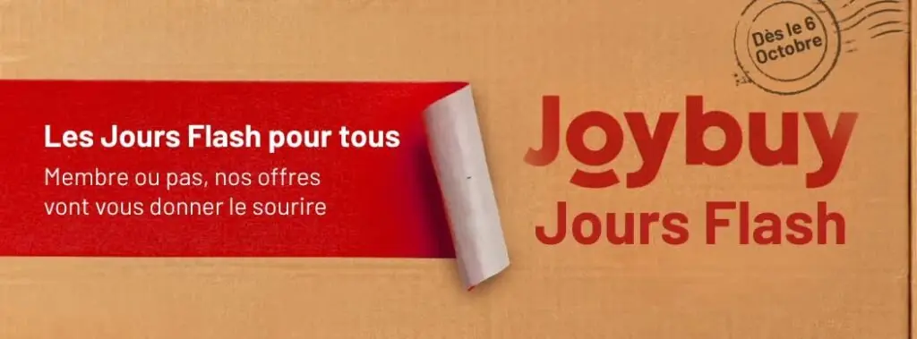 Joybuy lance les « Jours Flash pour tous »